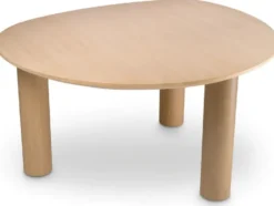 Casa Padrino Luxus Esstisch Naturfarben 149 x 128,5 x H. 77 cm - Massivholz Küchentisch - Esszimmer Möbel - Küchen Möbel - Luxus Möbel - Luxus Einrichtung