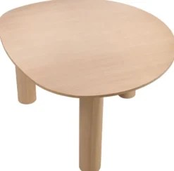 Casa Padrino Luxus Esstisch Naturfarben 149 x 128,5 x H. 77 cm - Massivholz Küchentisch - Esszimmer Möbel - Küchen Möbel - Luxus Möbel - Luxus Einrichtung