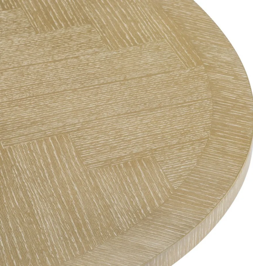 Casa Padrino Luxus Esstisch Naturfarben / Messing 200 x 120 x H. 76 cm - Ovaler Küchentisch - Luxus Esszimmer Möbel