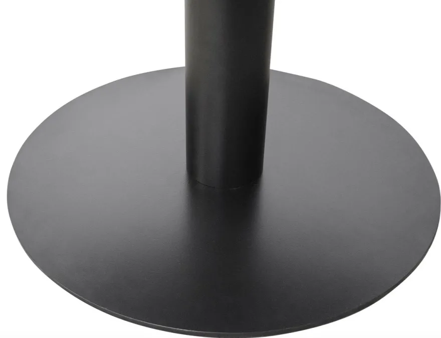 Casa Padrino Luxus Esstisch Schwarz / Gold 120 x H. 76 cm - Designer Esszimmermöbel