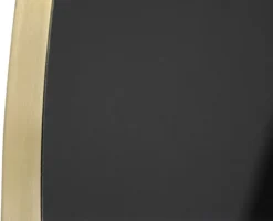 Casa Padrino Luxus Esstisch Schwarz / Gold 120 x H. 76 cm - Designer Esszimmermöbel