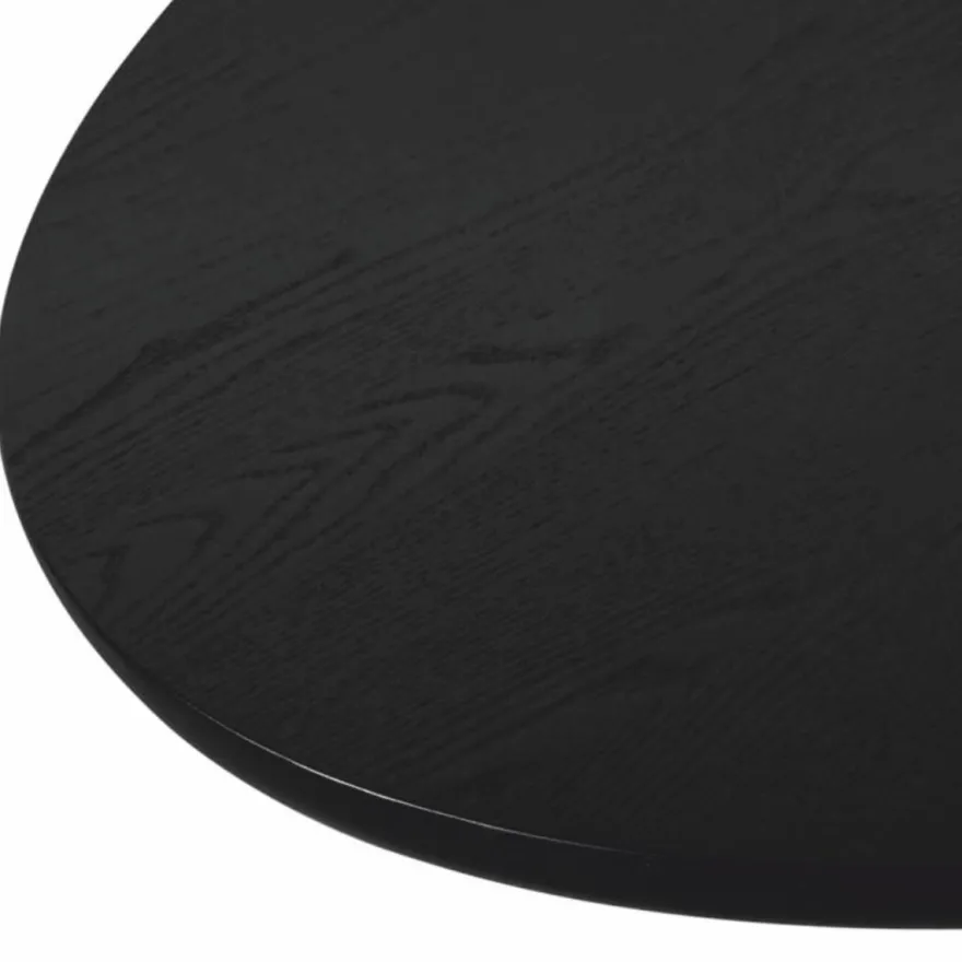 Casa Padrino Luxus Esstisch Schwarz 230 cm - Ovaler Küchentisch - Esszimmer Möbel