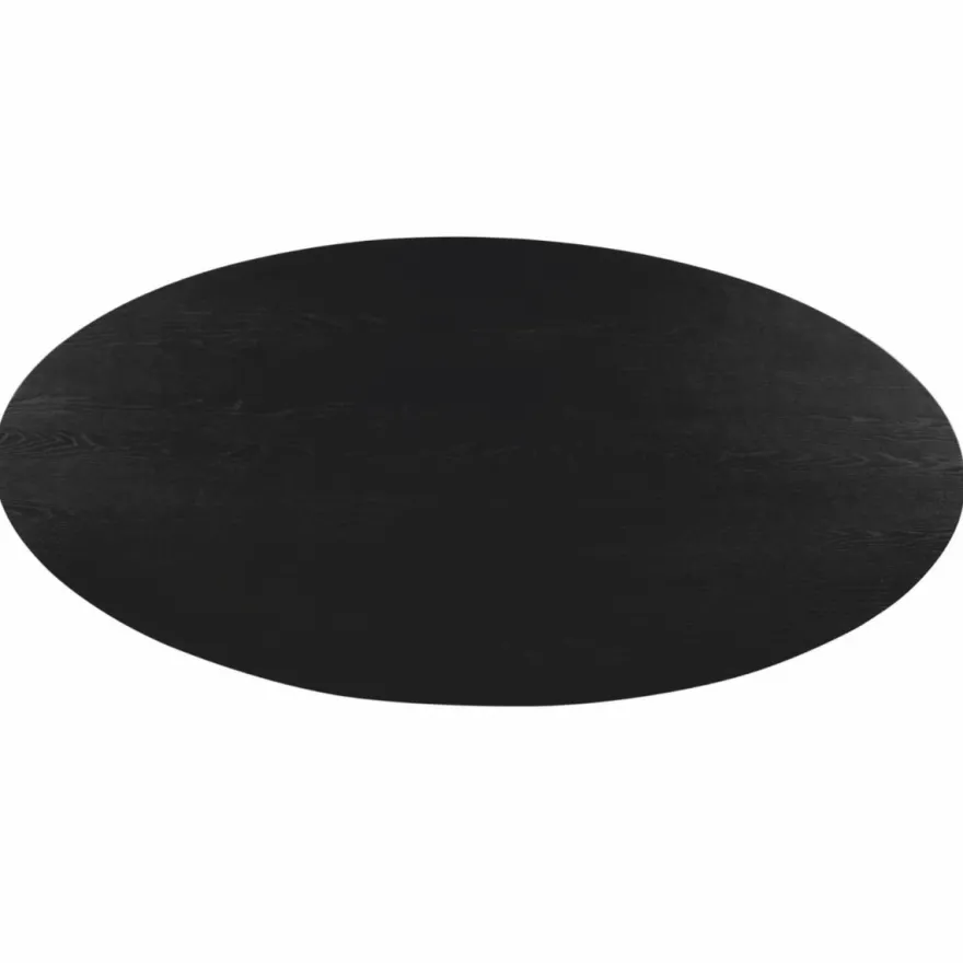 Casa Padrino Luxus Esstisch Schwarz 230 cm - Ovaler Küchentisch - Esszimmer Möbel