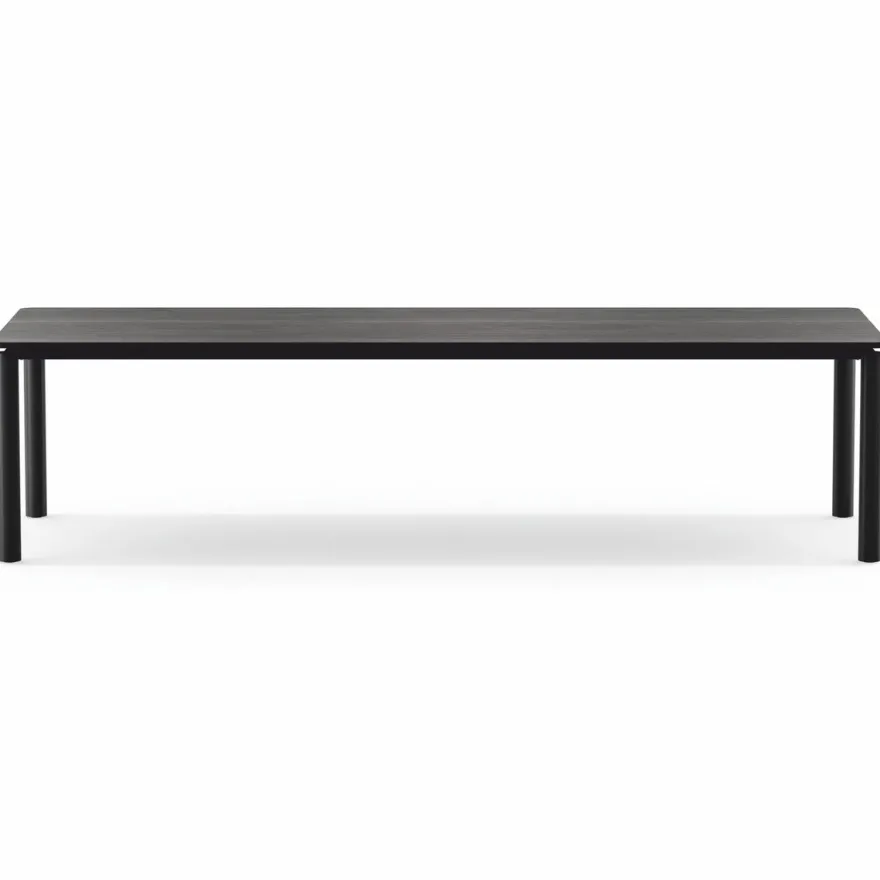 Casa Padrino Luxus Esstisch Schwarz 300 cm - Luxus Esszimmer Möbel