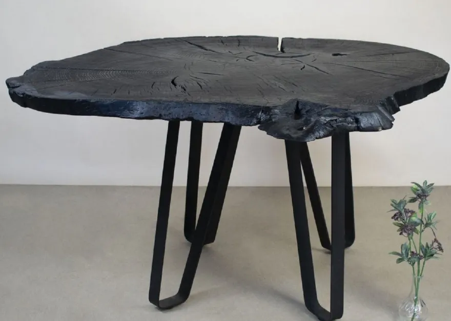 Casa Padrino Luxus Esstisch Schwarz 140 x 110 x H. 75 cm
