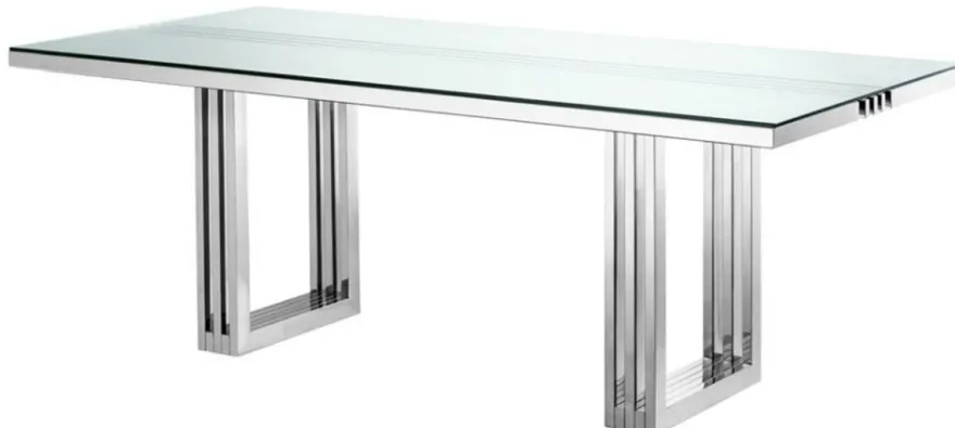 Casa Padrino Luxus Esstisch 210 x 96 x H. 76 cm - Designer Esszimmermöbel