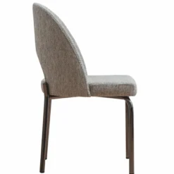 Casa Padrino Luxus Esszimmer Stuhl Grau / Schwarz H. 87 cm - Esszimmer Möbel