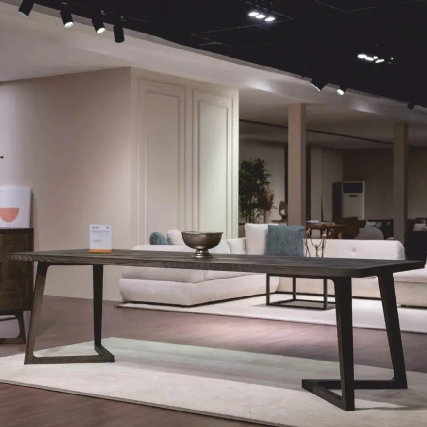 Casa Padrino Luxus Esszimmer Set Braun / Creme - 1 Esstisch und 6 Esszimmer Stühle - Luxus Möbel