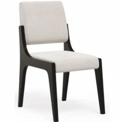 Casa Padrino Luxus Esszimmer Stuhl 6er Set Cremeweiß / Schwarz - Hotel & Esszimmer Möbel