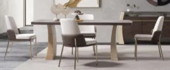Casa Padrino Luxus Esszimmer Set - 1 Luxus Esstisch und 6 Luxus Esszimmer Stühle