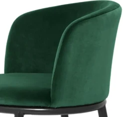 Casa Padrino Luxus Esszimmerstuhl Set Grün / Schwarz 57 x 57 x H. 74 cm - Esszimmermöbel