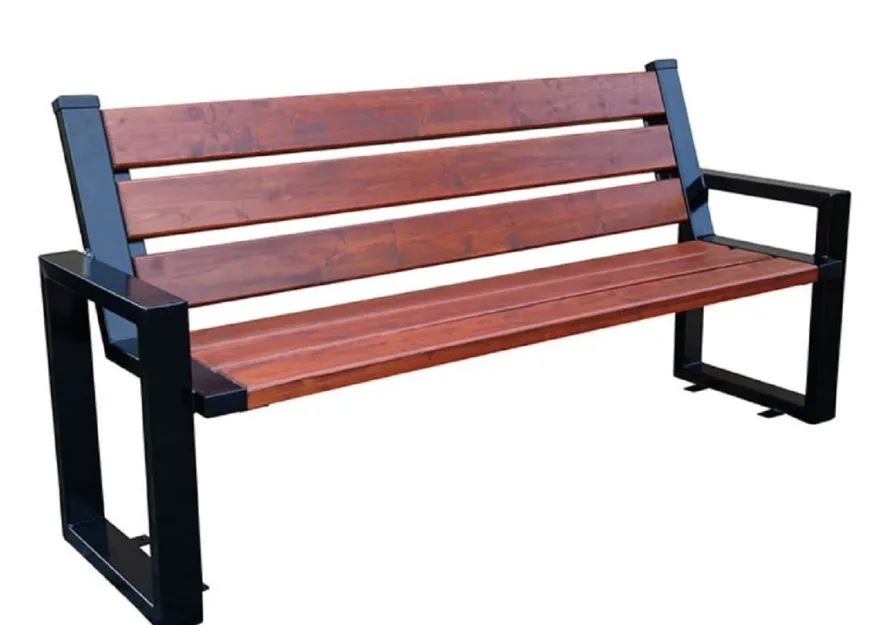 Casa Padrino Luxus Gartenbank Dunkelbraun / Schwarz 150 x 40 x H. 90 cm - Schlossbank Parkbank Bank