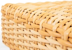 Casa Padrino Luxus Garten Couchtisch Naturfarben 74 x 74 x H. 30 cm