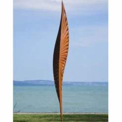 Casa Padrino Luxus Garten Deko Stahl Skulptur Rost H. 300 cm - Garten Skulpturen