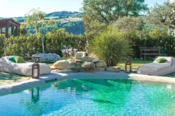 Casa Padrino Luxus Gartenliege Weiß / Weiß 238 x 100 x H. 50 cm - Handgewebte Wetterbeständige Liege - Moderne Poolliege - Garten Möbel - Hotel Möbel