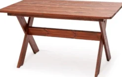 Casa Padrino Luxus Gartenmöbel Set Anthrazit / Dunkelbraun - 1 Garten Sofa & 2 Garten Sessel & 1 Garten Esstisch - Garten Möbel - Terrassen Möbel - Luxus Möbel