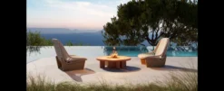 Casa Padrino Luxus Garten Stuhl Set Sandfarben 3-teilig 90 x 95 x H. 90 cm - Wetterfest und hochwertig verarbeitet - Moderne Garten Möbel - Luxus Qualität