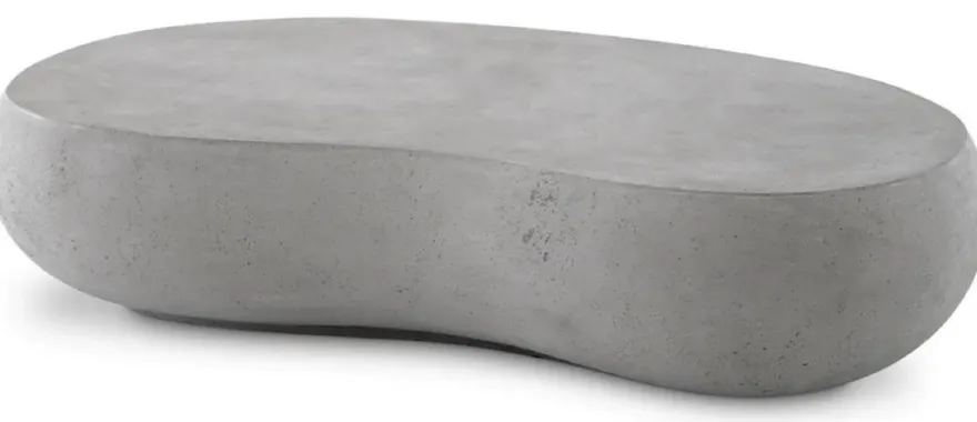 Casa Padrino Luxus Gartentisch Grau 160 x 103 x H. 32 cm - Garten Couchtisch aus glasfaserverstärktem Beton - Garten & Terrassen Möbel - Luxus Qualität