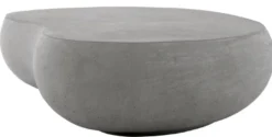 Casa Padrino Luxus Gartentisch Grau 160 x 103 x H. 32 cm - Garten Couchtisch aus glasfaserverstärktem Beton - Garten & Terrassen Möbel - Luxus Qualität