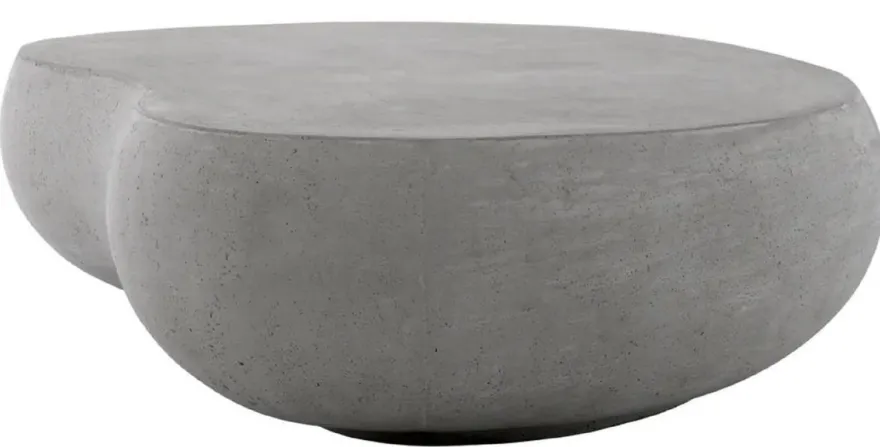 Casa Padrino Luxus Gartentisch Grau 160 x 103 x H. 32 cm - Garten Couchtisch aus glasfaserverstärktem Beton - Garten & Terrassen Möbel - Luxus Qualität