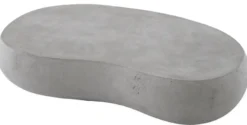 Casa Padrino Luxus Gartentisch Grau 160 x 103 x H. 32 cm - Garten Couchtisch aus glasfaserverstärktem Beton - Garten & Terrassen Möbel - Luxus Qualität