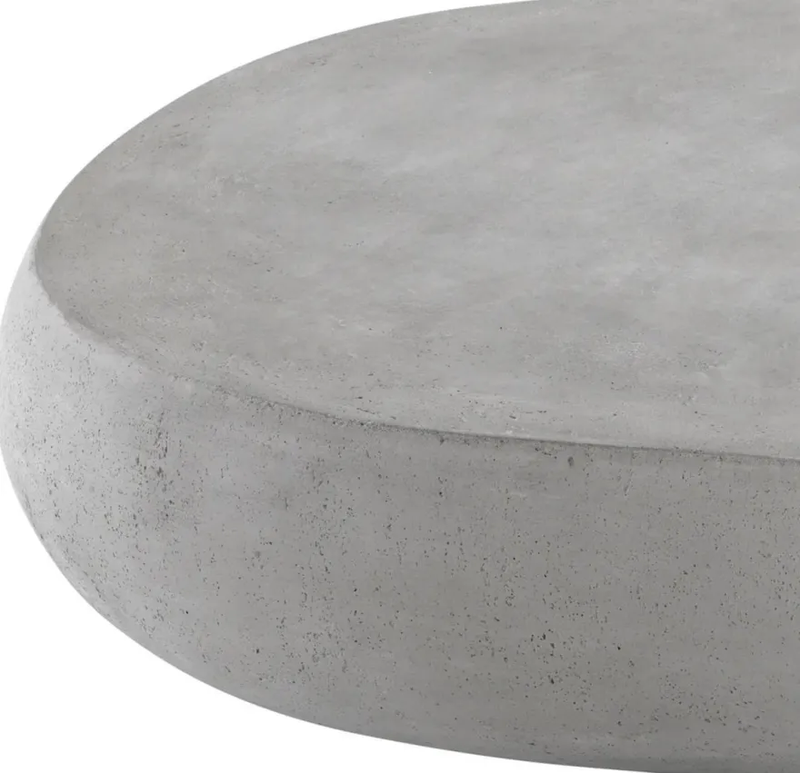 Casa Padrino Luxus Gartentisch Grau 160 x 103 x H. 32 cm - Garten Couchtisch aus glasfaserverstärktem Beton - Garten & Terrassen Möbel - Luxus Qualität