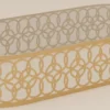 Casa Padrino Luxus Gartentisch Gold 160 x 80 x H. 40 cm - Pulverbeschichteter Aluminium Garten & Terrassen Tisch mit Glasplatte - Garten Möbel - Terrassen Möbel - Luxus Möbel - Made in Italy