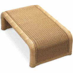 Casa Padrino Luxus Gartentisch Honigfarben 125 cm - Outdoor Garten Couchtisch