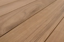 Casa Padrino Luxus Gartentisch Naturfarben / Weiß 253-384 x 110 x H. 75 cm - Ausziehbarer Garten Esstisch mit Teakholz Tischplatte und Aluminium Beinen - Luxus Garten & Terrassen Möbel