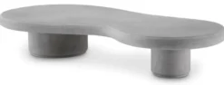 Casa Padrino Luxus Gartentisch Grau 181 x 89,5 x H. 31 cm - Garten Couchtisch aus glasfaserverstärktem Beton - Garten & Terrassen Möbel - Luxus Qualität