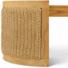 Casa Padrino Luxus Gartentisch Naturfarben 100 cm - Outdoor Garten Couchtisch
