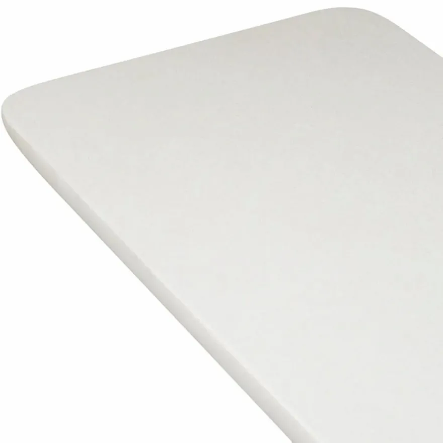 Casa Padrino Luxus Glasfaserbeton Konsole Weiß 140 cm - Luxus Hotel Möbel