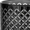 Casa Padrino Luxus Glas Kerzenleuchter Schwarz Ø 18 x H. 28 cm - Hotel Accessoires - Restaurant Accessoires - Gastronomie Accessoires - Luxus Qualität