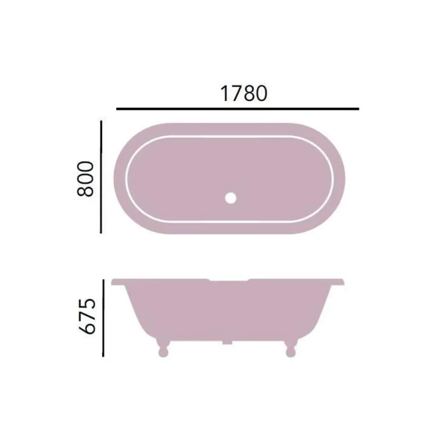 Casa Padrino Luxus Gusseisen Badewanne Türkis / Weiß 178 cm - Gebogene freistehende Badewanne - Barock & Jugendstil Badezimmer Möbel