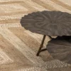 Casa Padrino Luxus Hanf Teppich Naturfarben 300 x 400 cm - Handgewebter Wohnzimmer & Hotel Teppich - Wohnzimmer Deko Accessoires - Luxus Qualität