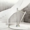Casa Padrino Luxus Heizung in Harfenform Silber / Gold H. 200 cm - Freistehend