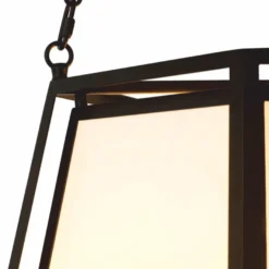 Casa Padrino Luxus Hängeleuchte Schwarz / Creme H. 120,5 cm - Luxus Leuchten