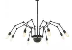 Casa Padrino Luxus Hängeleuchte Bronze - Massive Messing Leuchte Ø 120 x H 70 cm
