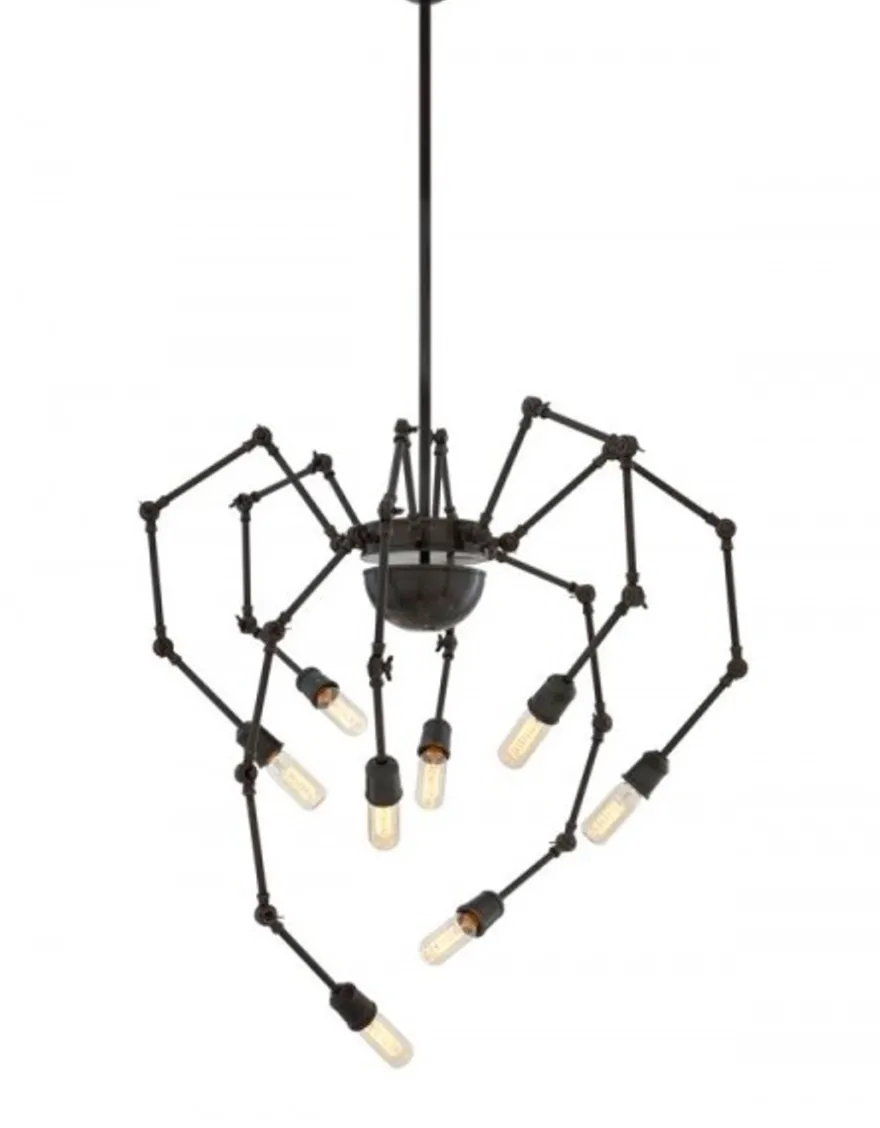 Casa Padrino Luxus Hängeleuchte Bronze - Massive Messing Leuchte Ø 120 x H 70 cm