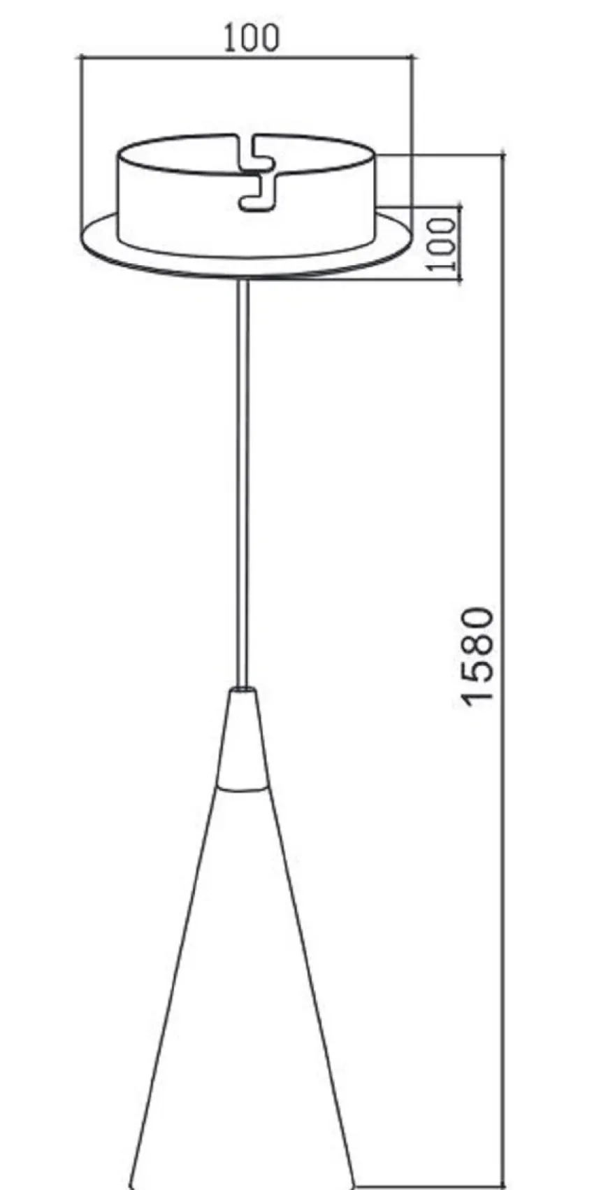Casa Padrino Luxus Hängeleuchte Schwarz / Silber Ø 10 x H. 158 cm - Höhenverstellbare Metall Pendelleuchte