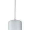 Casa Padrino Luxus Hängeleuchte Silber Ø 6 x H. 30 cm - Höhenverstellbare Aluminium Pendelleuchte