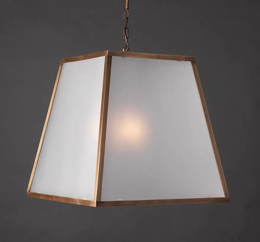 Casa Padrino Luxus Hängeleuchte Laterne Messing Brüniert B. 60 x H. 60 cm - Handgefertigte Laterne aus Messing - Luxus Kollektion - Edel & Prunkvoll