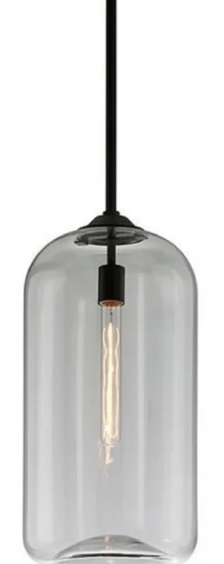 Casa Padrino Luxus Hängeleuchte Schwarz Ø 25,4 x H. 52,7 cm - Pendelleuchte mit rundem Glas Lampenschirm