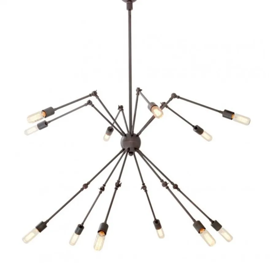 Casa Padrino Luxus Hängeleuchte im Barockstil Bronze Durchmesser 135 cm Höhe 70 cm
