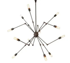Casa Padrino Luxus Hängeleuchte im Barockstil Bronze Durchmesser 135 cm Höhe 70 cm