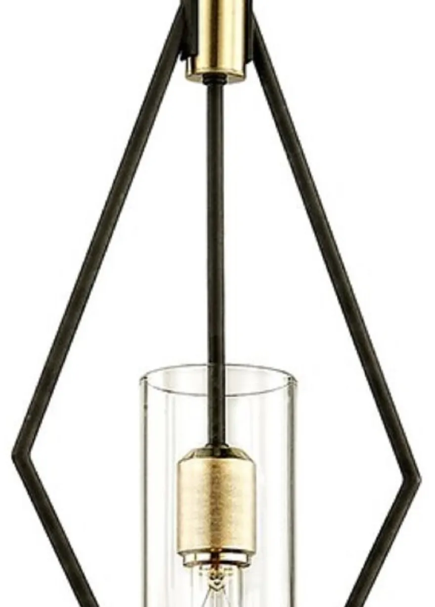 Casa Padrino Luxus Hängeleuchte Bronze / Messing 24,1 x H. 61,6 cm - Designer Wohnzimmer Pendelleuchte