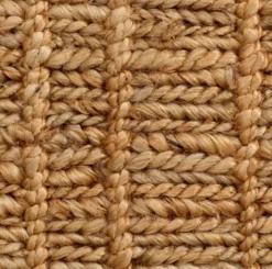 Casa Padrino Luxus Hocker aus Natur Jute 60 x 60 x H. 40 cm - Wohnzimmer Sitzhocker - Luxus Möbel