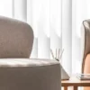Casa Padrino Luxus Hocker Braun / Grau H. 78,5 cm - Luxus Wohnzimmer & Hotel Möbel