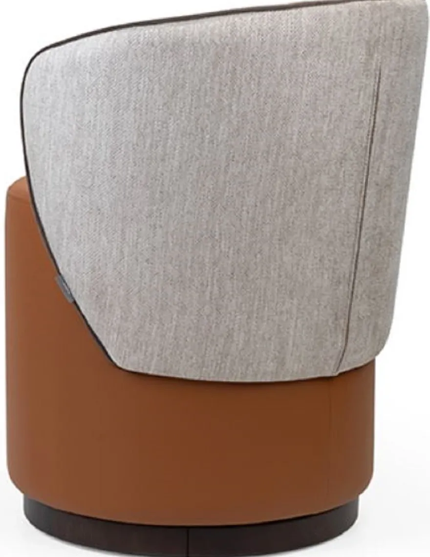 Casa Padrino Luxus Hocker Braun / Grau H. 78,5 cm - Luxus Wohnzimmer & Hotel Möbel