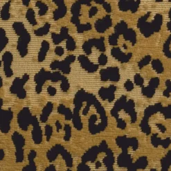 Casa Padrino Luxus Hocker Leopard / Bronze H. 54 cm - Luxus Hotel Möbel
